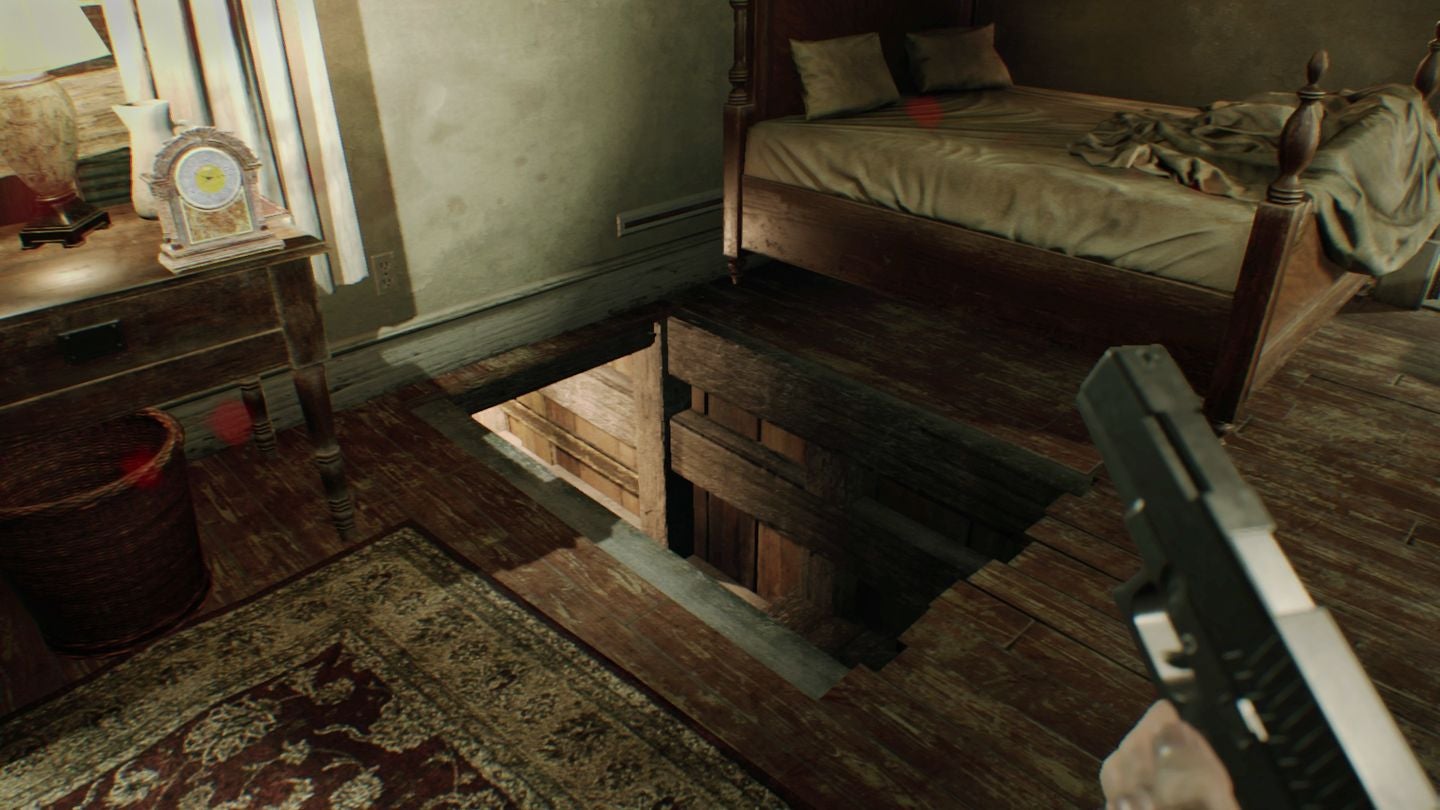Resident Evil 7 Master Bedroom, same time clock puzzle and get the